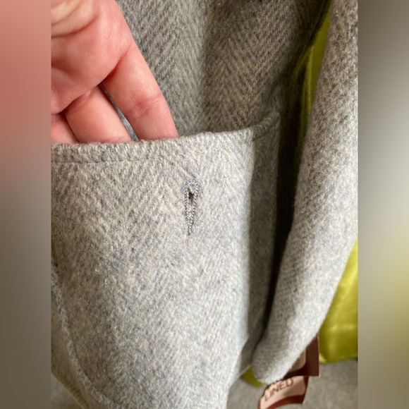 Vintage Deadstock Women’s Wool Blazer by Kmart, Grey, Size 8 | Mint Condition! - Picture 8 of 12